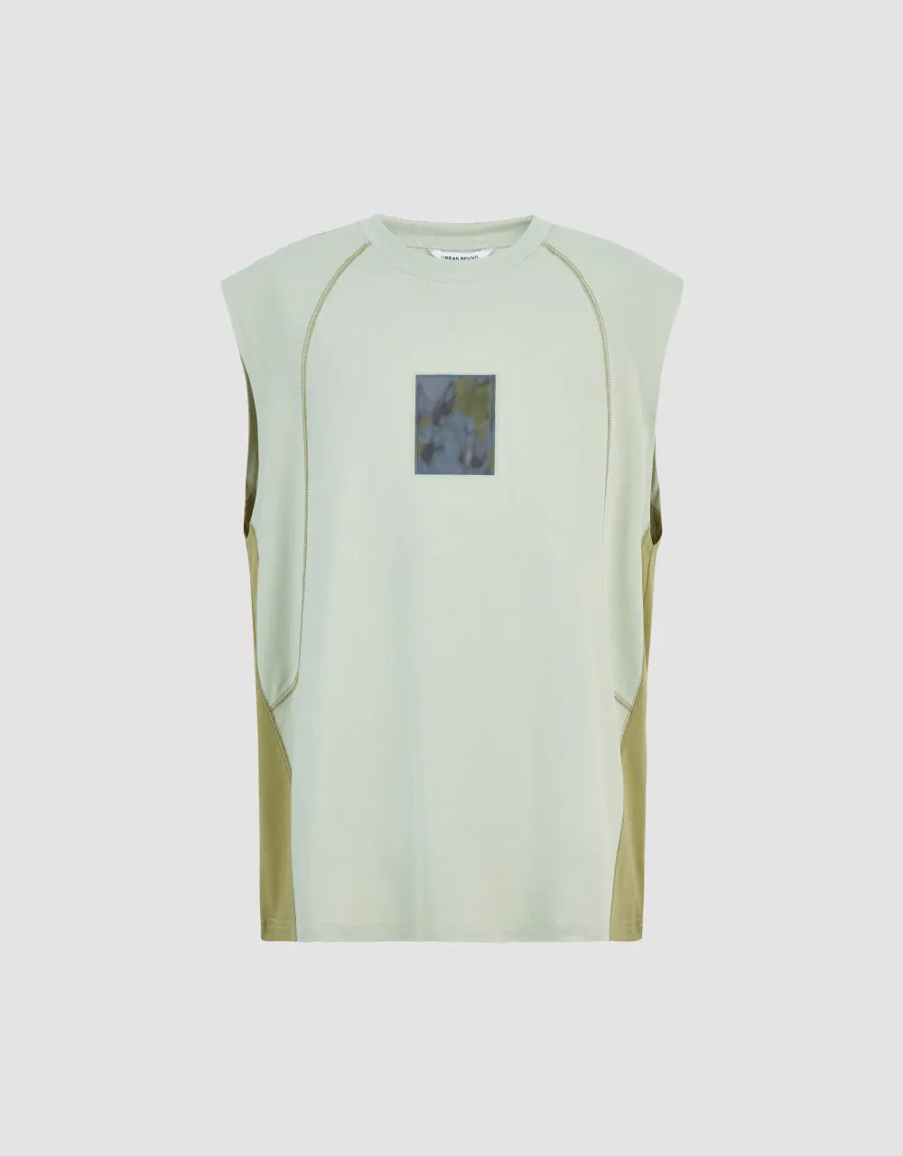 Crew Neck Straight T-Shirt sold by Urban Revivo product image thumbnail 2