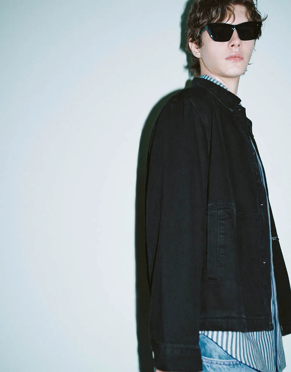 Button Up Denim Jacket sold by Urban Revivo product image thumbnail 2