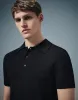 Half Button Placket Knitted T-Shirt sold by Urban Revivo