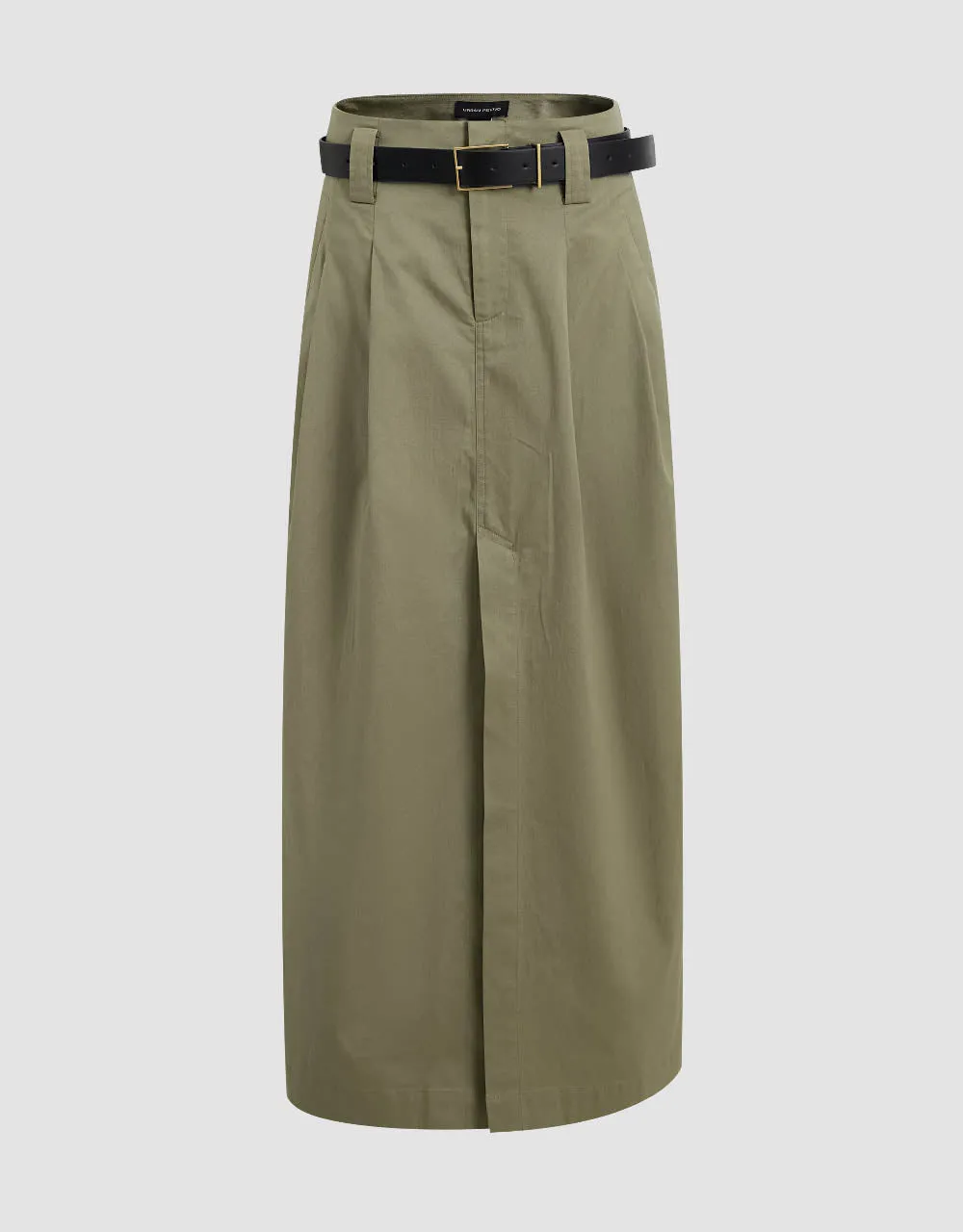 Straight Skirt With Belt sold by Urban Revivo