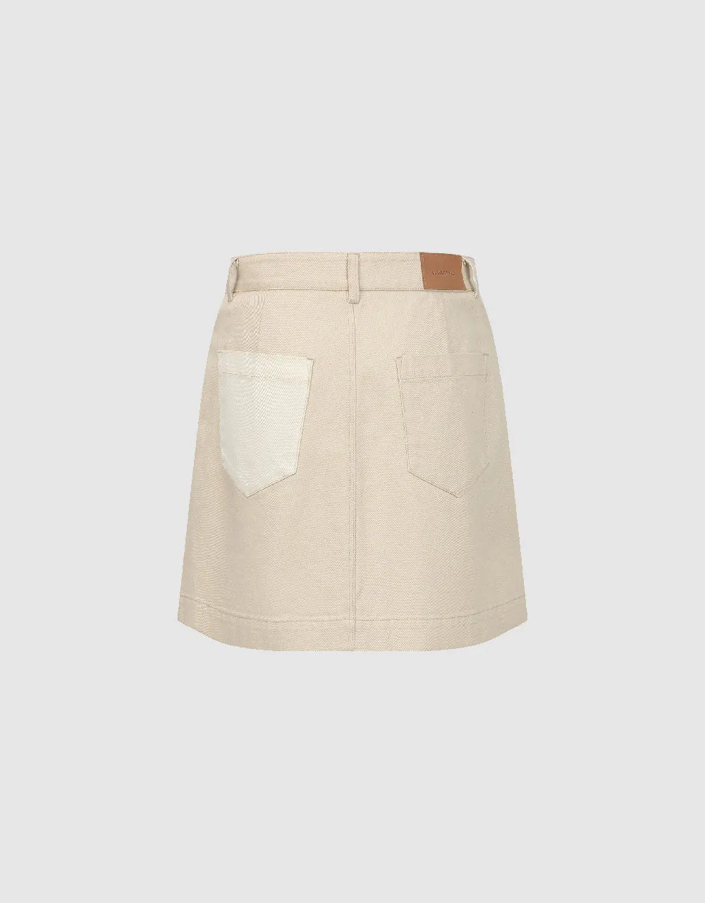Two Toned Mini A-Line Skirt sold by Urban Revivo product image thumbnail 2