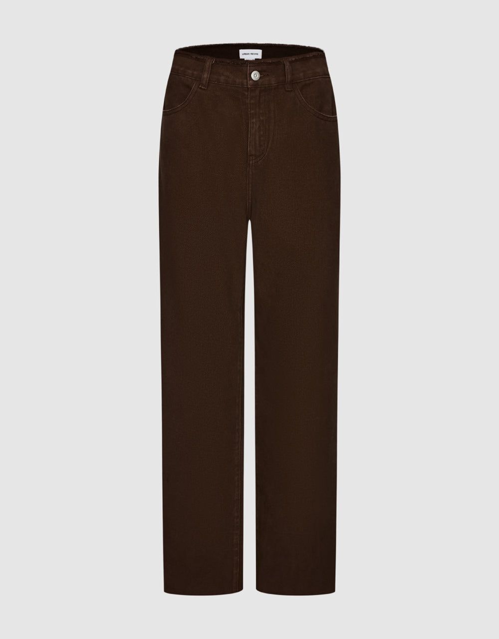 Raw Hem Straight Jeans sold by Urban Revivo