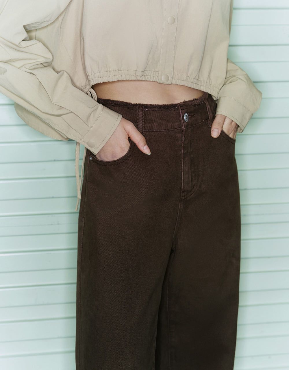 Raw Hem Straight Jeans sold by Urban Revivo product image thumbnail 5