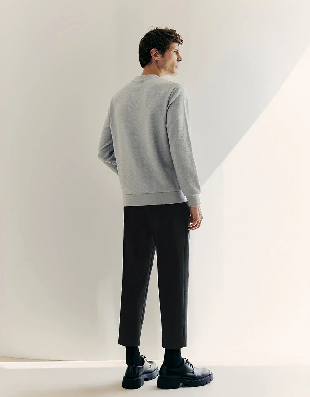 Crew Neck Sweatshirt sold by Urban Revivo product image thumbnail 5