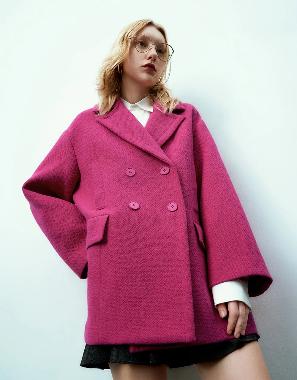 Double Breasted Long Coat sold by Urban Revivo