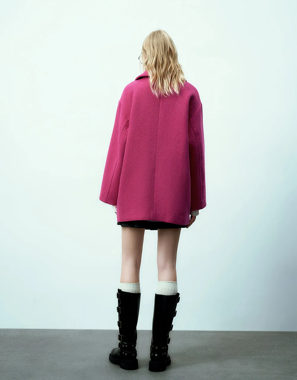 Double Breasted Long Coat sold by Urban Revivo product image thumbnail 4