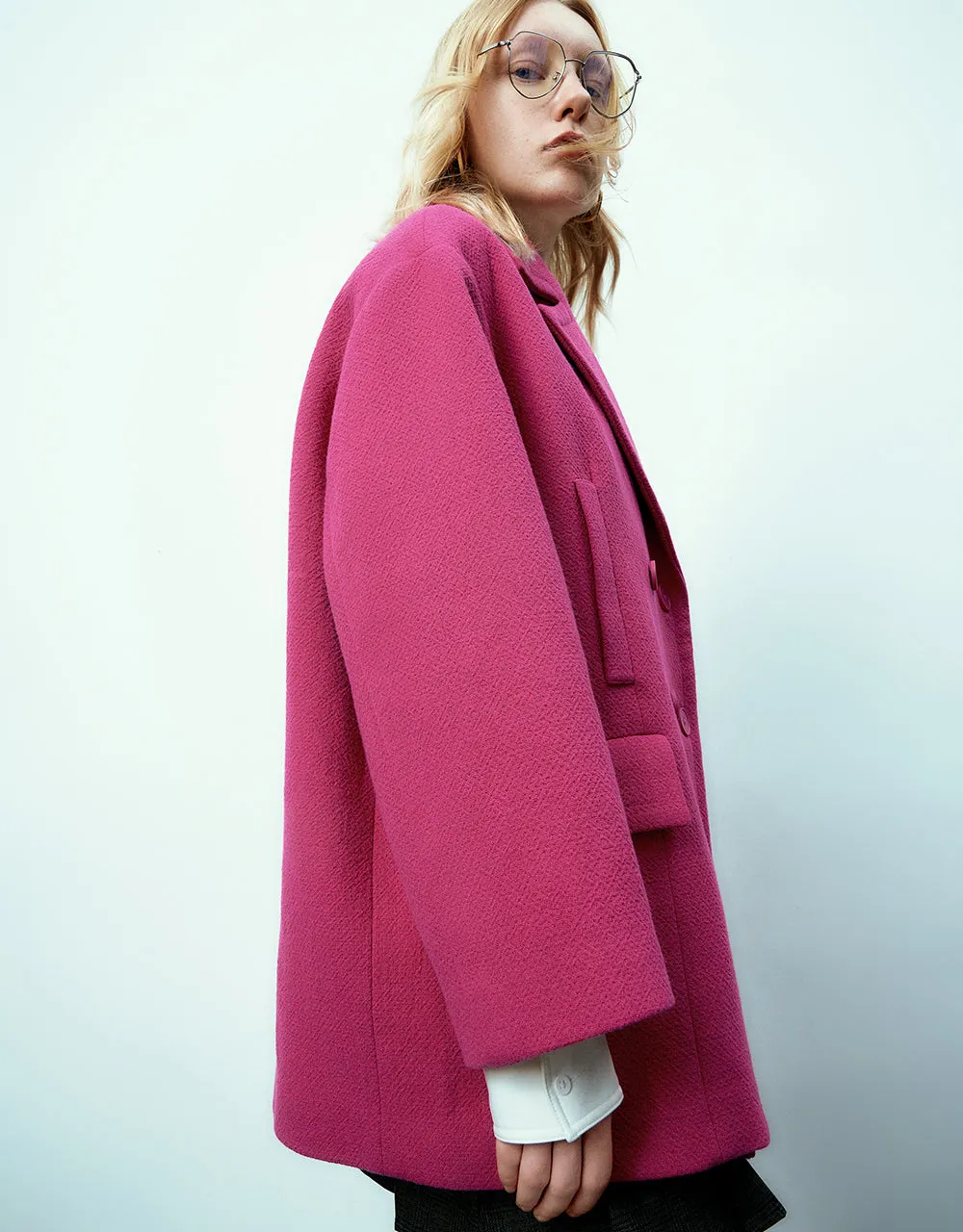 Double Breasted Long Coat sold by Urban Revivo product image thumbnail 3