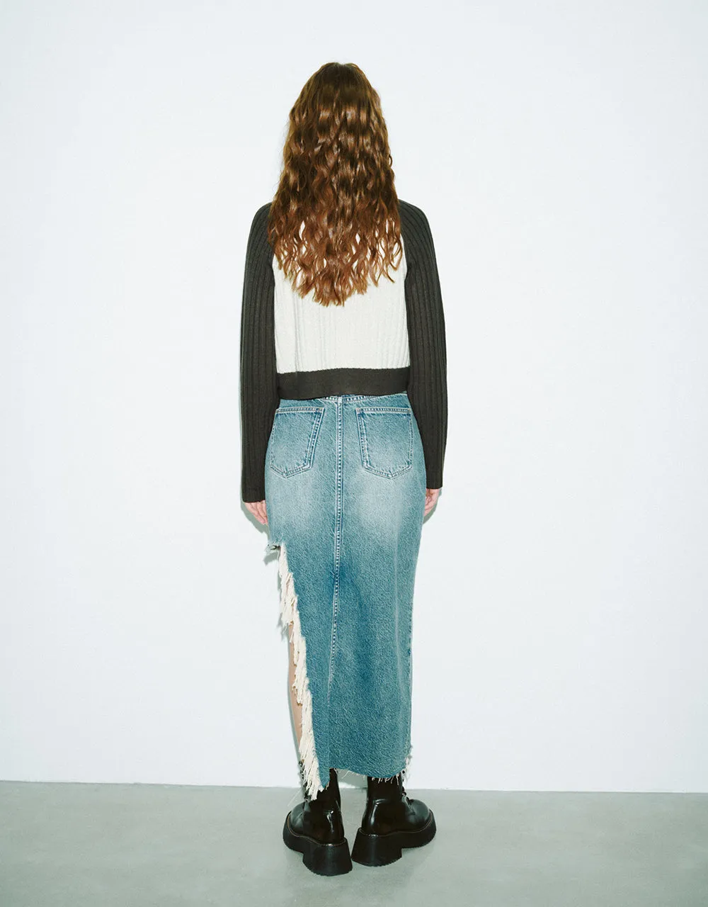 Zipper Front Raglan Sleeve Knitted Cardigan sold by Urban Revivo product image thumbnail 5