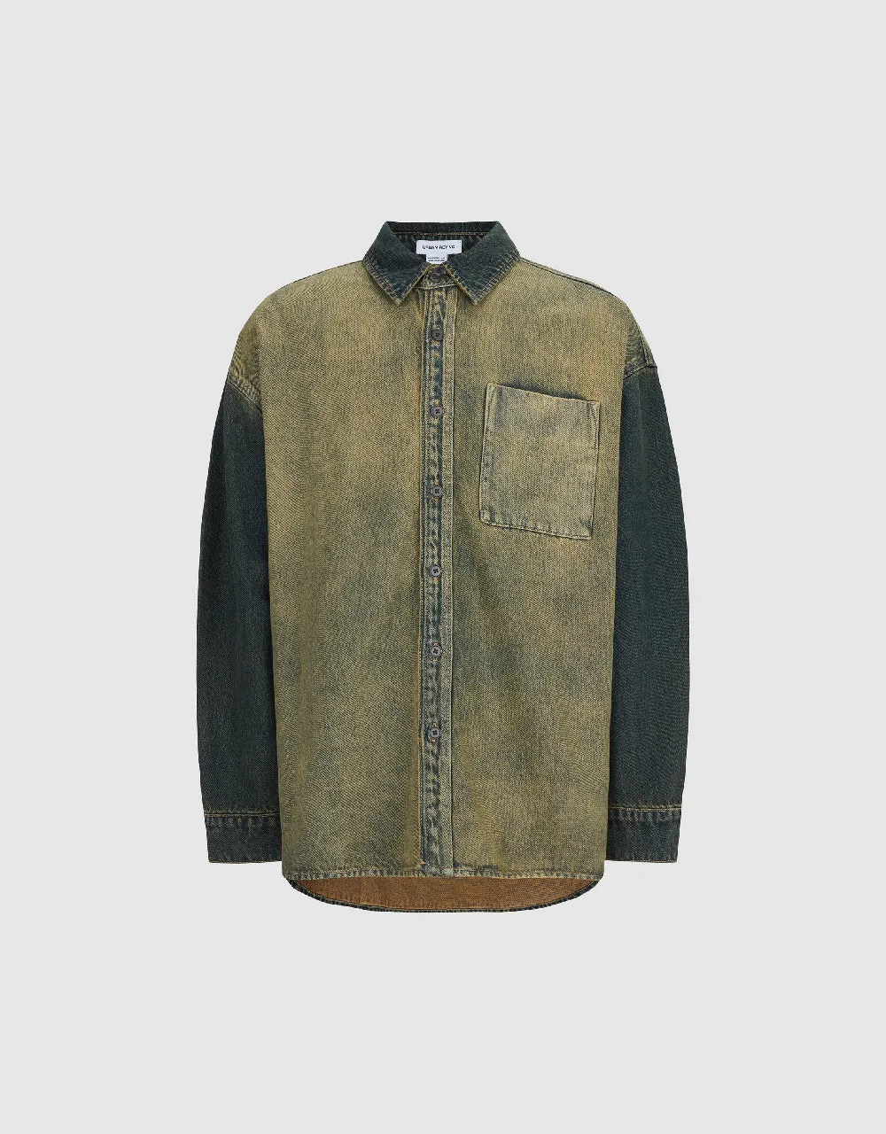 Oversized Denim Shirt sold by Urban Revivo