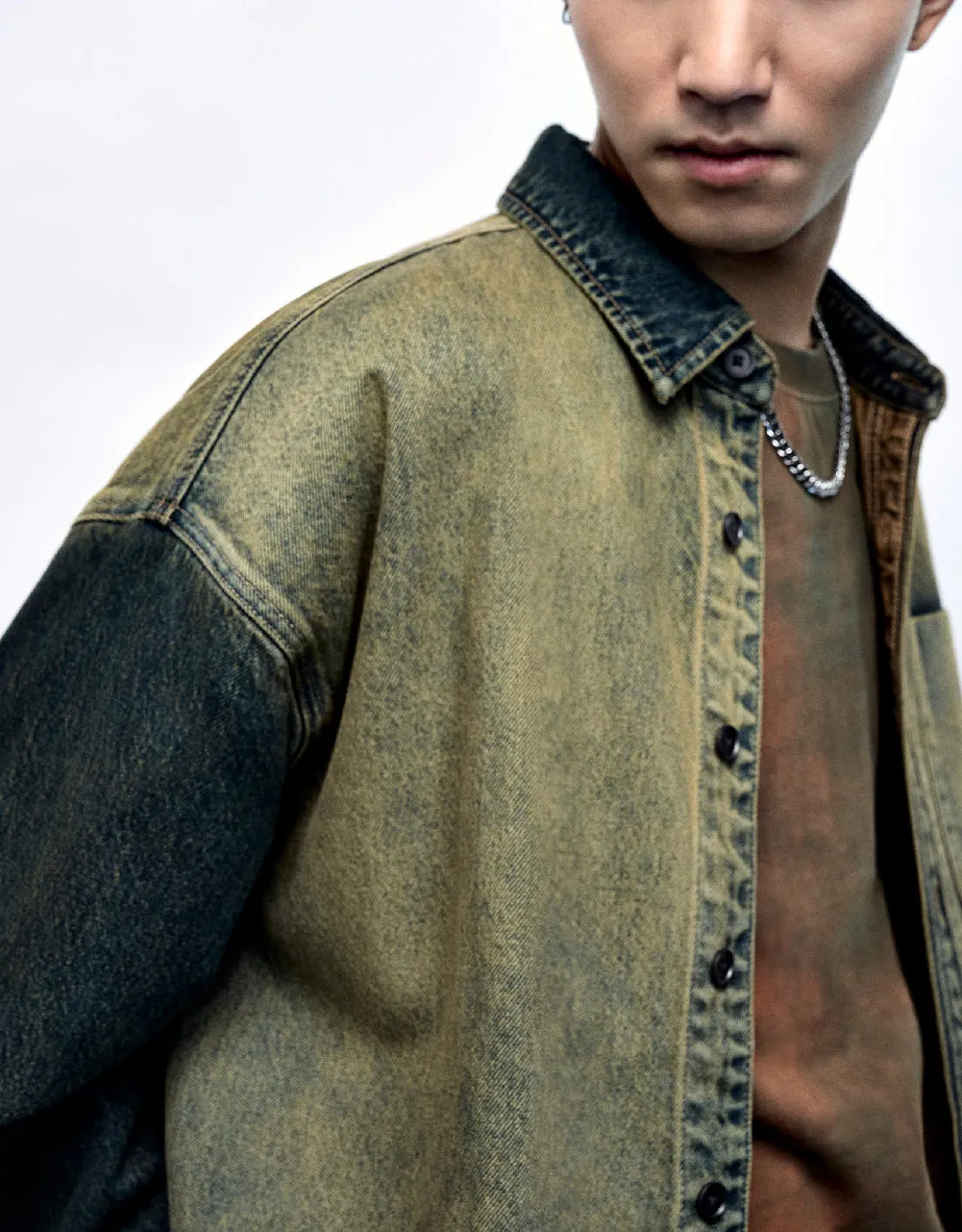 Oversized Denim Shirt sold by Urban Revivo product image thumbnail 5