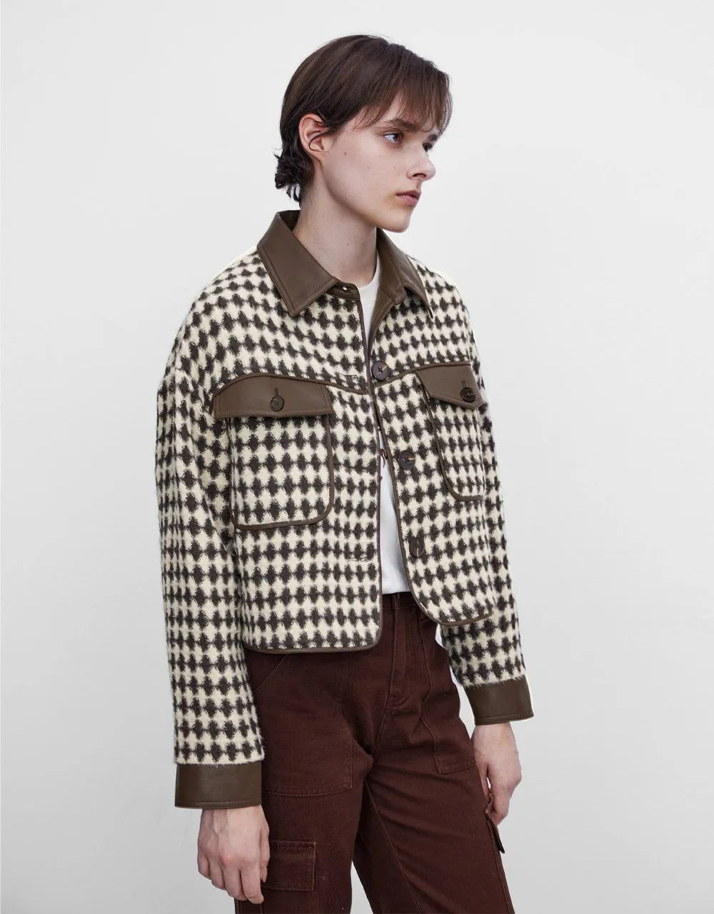 Argyle Button Up Jacket sold by Urban Revivo product image thumbnail 2