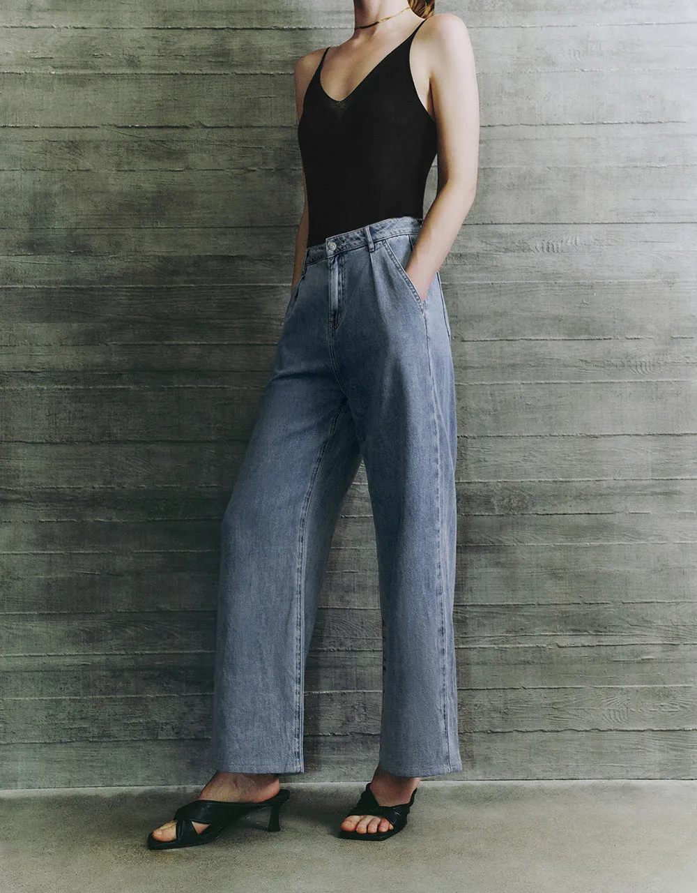 Wide-Leg Jeans sold by Urban Revivo product image thumbnail 4