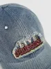 Letter Embossed Denim Baseball Cap sold by Urban Revivo