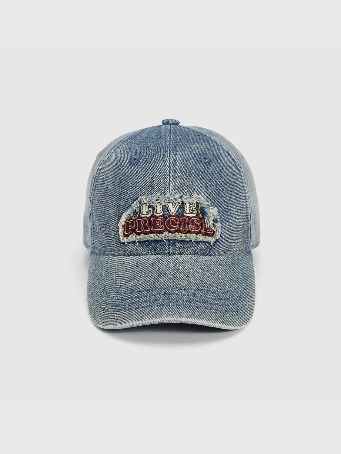 Letter Embossed Denim Baseball Cap sold by Urban Revivo product image thumbnail 2