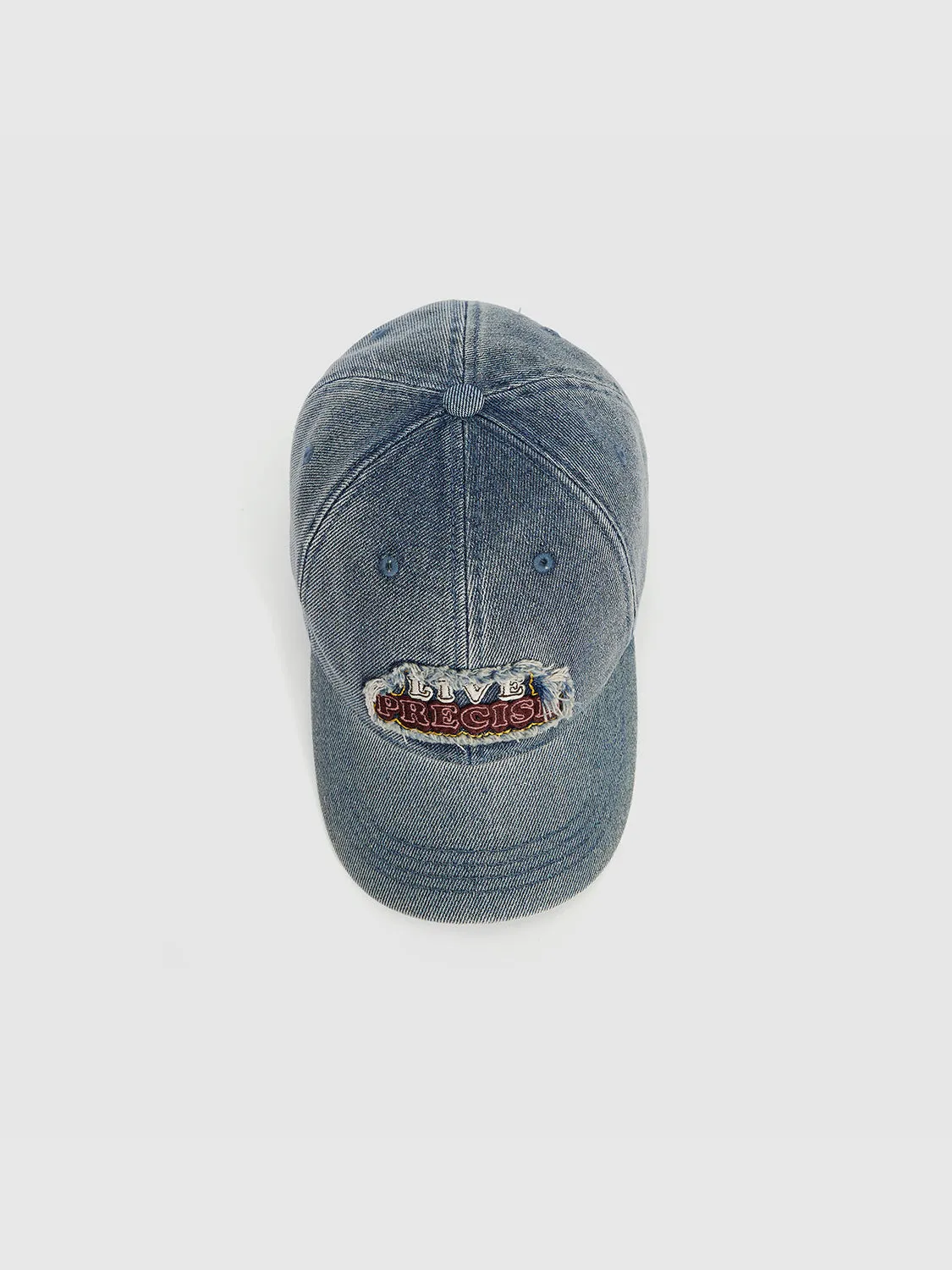 Letter Embossed Denim Baseball Cap sold by Urban Revivo product image thumbnail 4