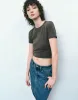 Crew Neck Knitted T-Shirt sold by Urban Revivo