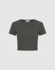 Crew Neck Knitted T-Shirt sold by Urban Revivo