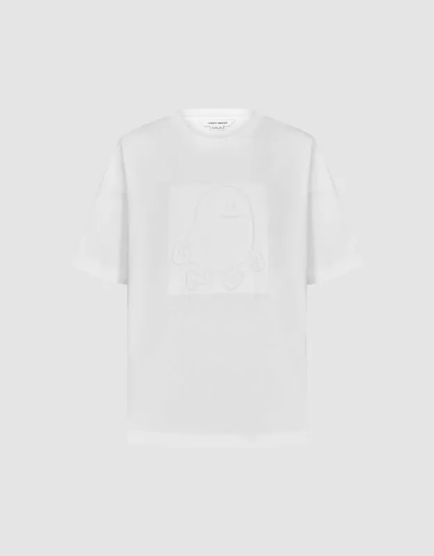 Crew Neck Loose T-Shirt sold by Urban Revivo