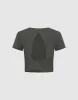 Crew Neck Knitted T-Shirt sold by Urban Revivo
