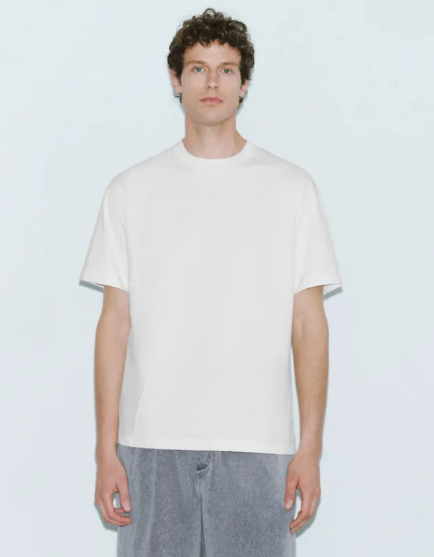 Crew Neck Loose T-Shirt sold by Urban Revivo