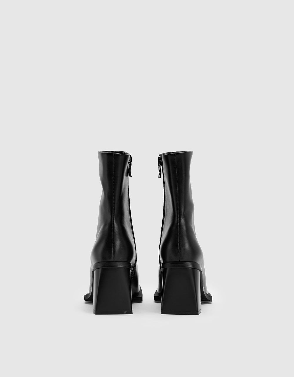 Vegan Leather Square Toe Boots sold by Urban Revivo product image thumbnail 3
