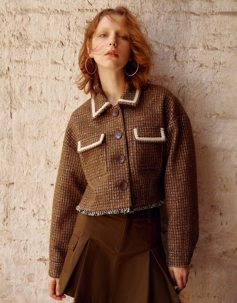 Plaid Straight Jacket sold by Urban Revivo