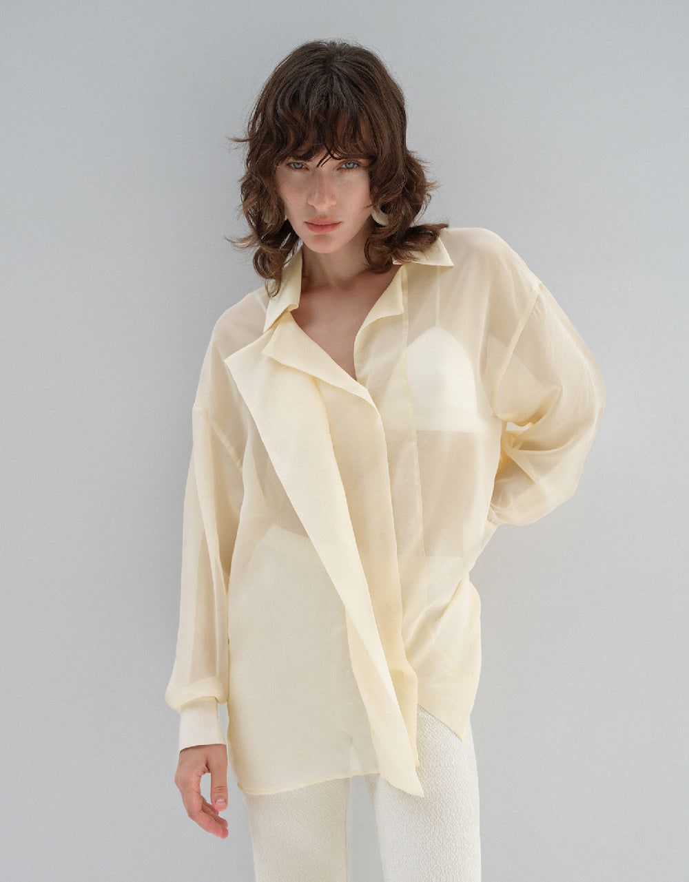 Ruffle Overhead Shirt sold by Urban Revivo