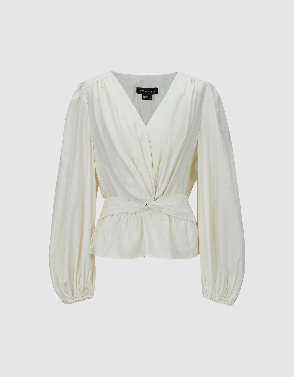 Twist Front Overhead Shirt sold by Urban Revivo product image thumbnail 2