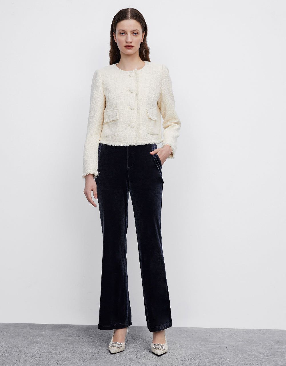 Knitted Straight Pants sold by Urban Revivo product image thumbnail 2