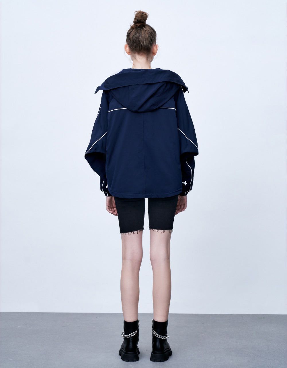 Dolman Sleeve Hoodie Padded Coat sold by Urban Revivo product image thumbnail 3