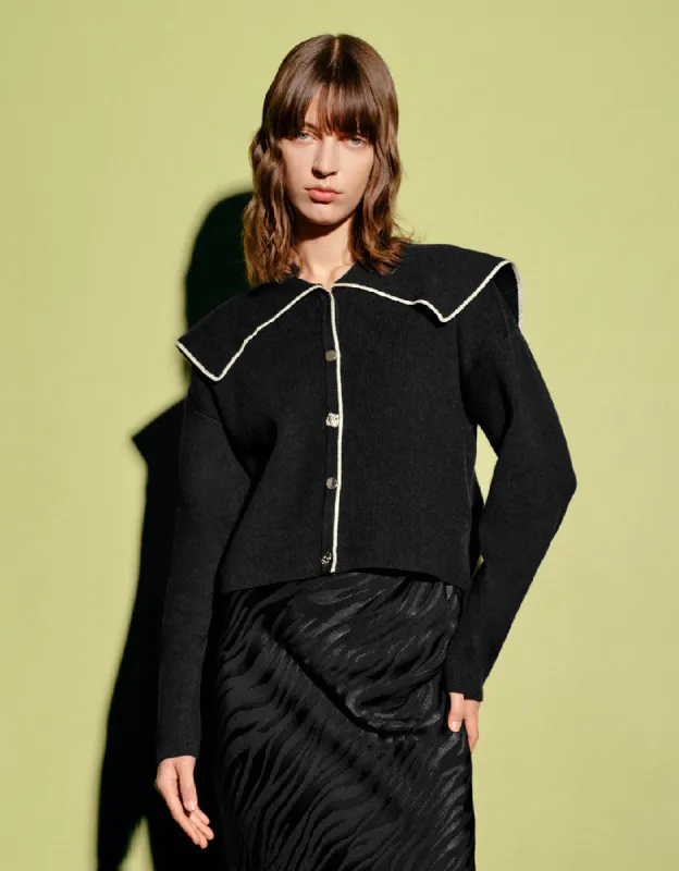 Straight Knitted Cardigan sold by Urban Revivo