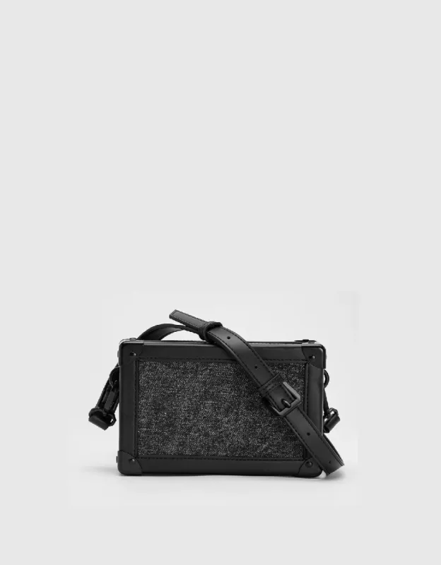Suitcase Shape Crossbody Denim Bag sold by Urban Revivo