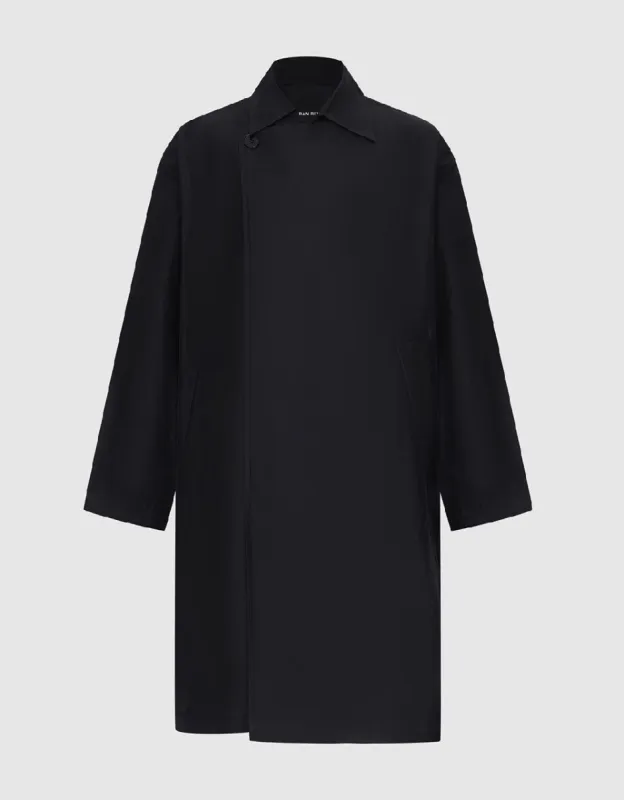 Drop Shoulder Sleeve Coat sold by Urban Revivo