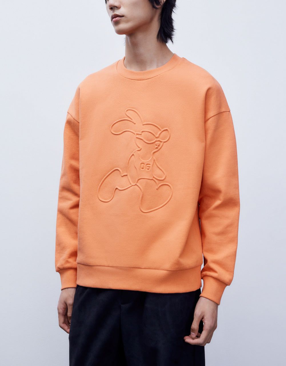 Bunny Print Crew Neck T-Shirt sold by Urban Revivo product image thumbnail 3