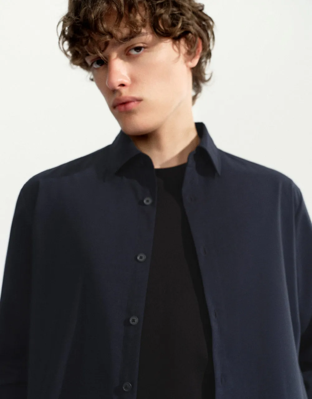 Button Up Loose Shirt sold by Urban Revivo product image thumbnail 5
