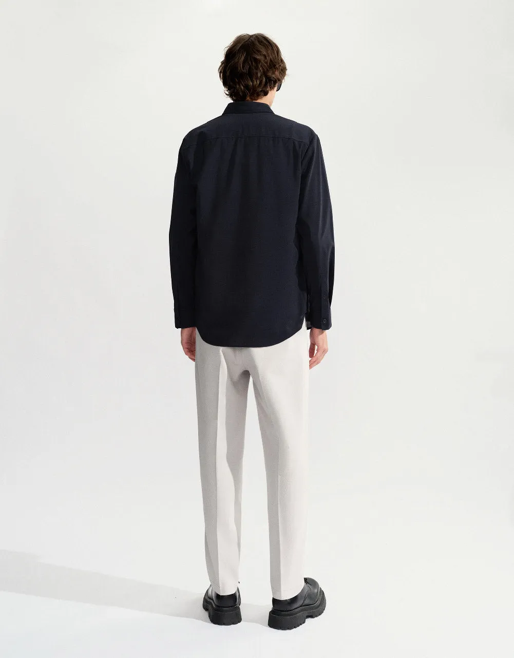Button Up Loose Shirt sold by Urban Revivo product image thumbnail 4