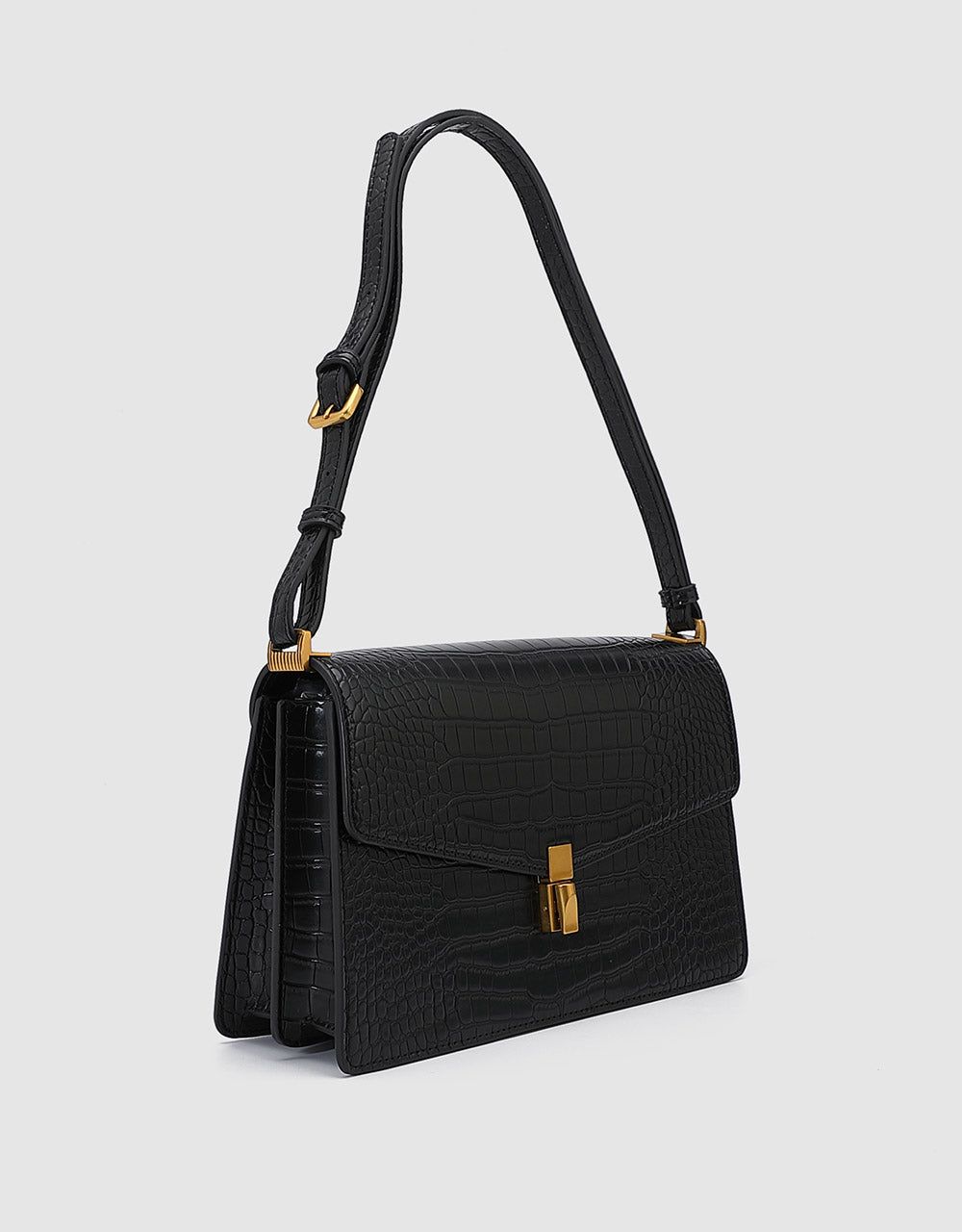 Crocodile Effect Shoulder Bag sold by Urban Revivo product image thumbnail 2