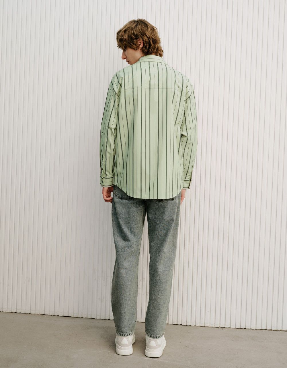 Striped Loose Shirt sold by Urban Revivo product image thumbnail 3