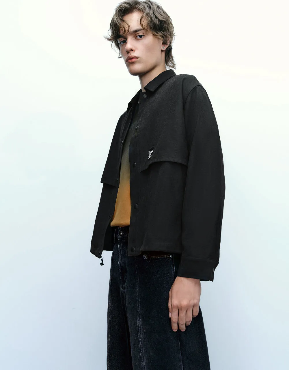 Press Button Straight Jacket sold by Urban Revivo product image thumbnail 3