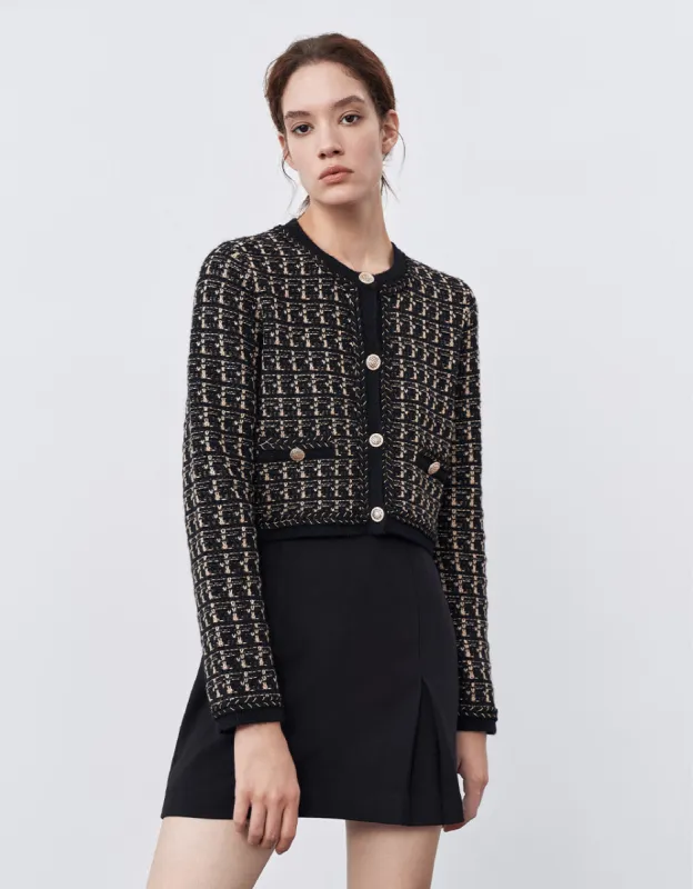 Plaid Tweed Jacket sold by Urban Revivo