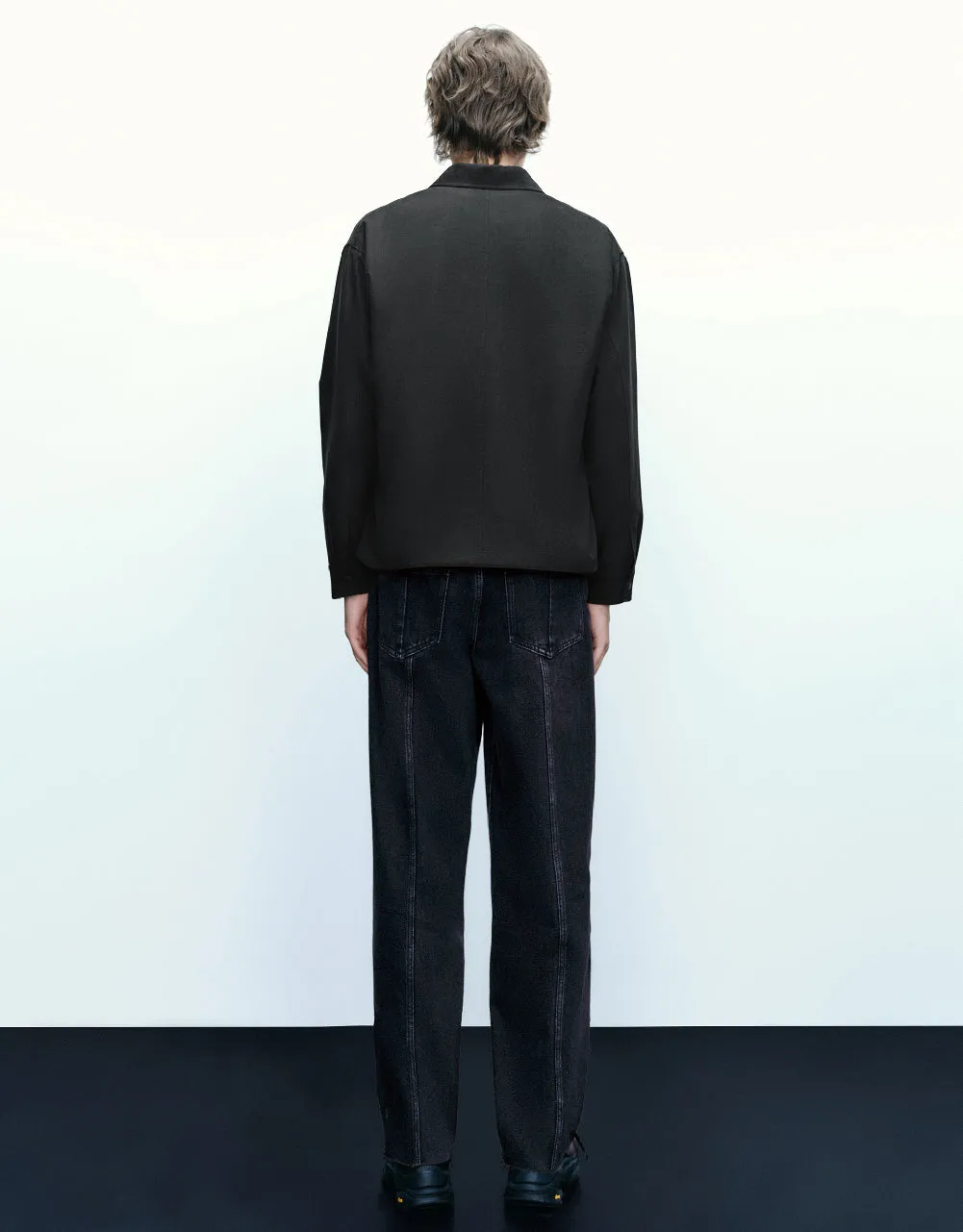 Press Button Straight Jacket sold by Urban Revivo product image thumbnail 4