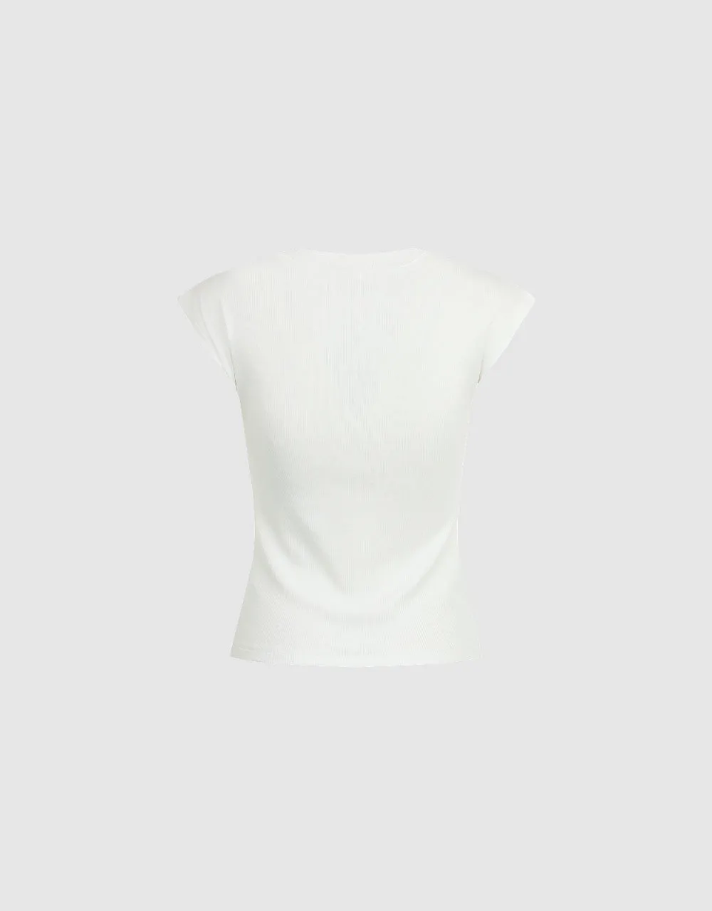 Crew Neck Skinny T-Shirt sold by Urban Revivo product image thumbnail 5