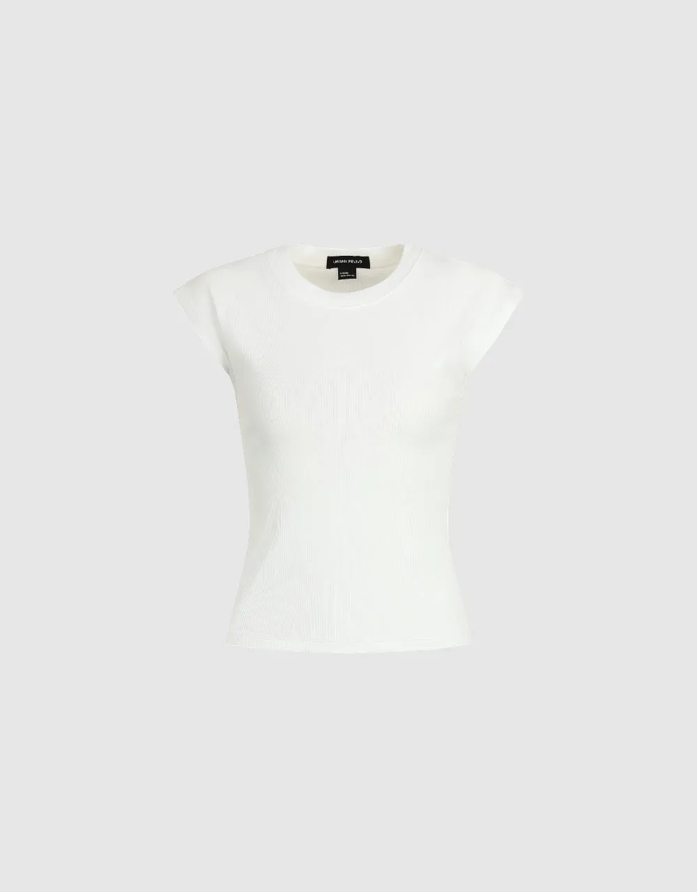 Crew Neck Skinny T-Shirt sold by Urban Revivo product image thumbnail 2