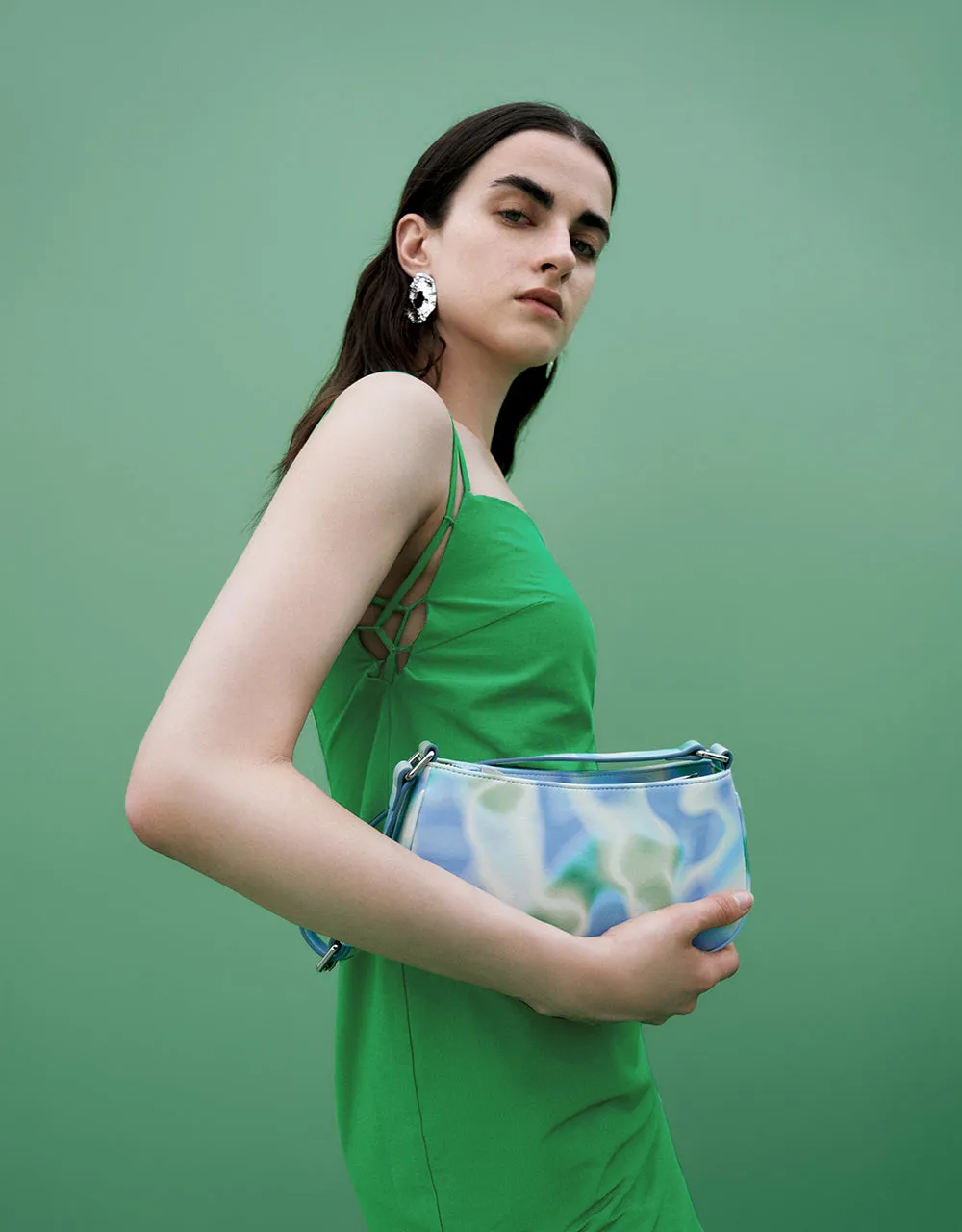 Off-Shoulder Skinny Cami Dress sold by Urban Revivo product image thumbnail 2