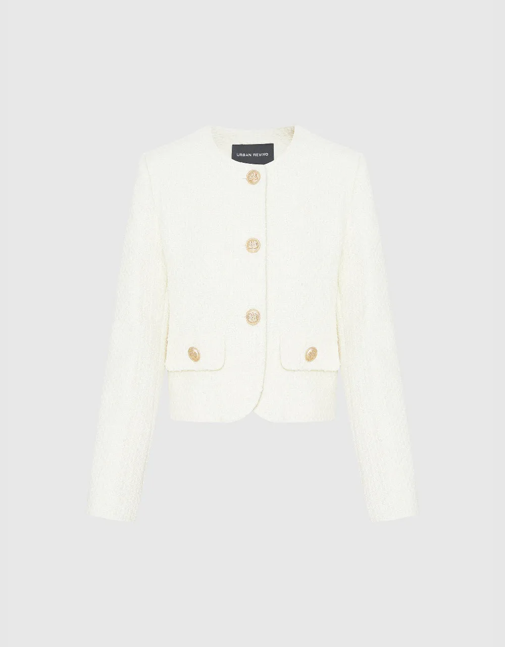 Tweed Jacket With Fake Pockets sold by Urban Revivo product image thumbnail 2