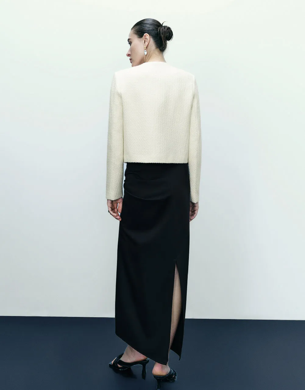 Tweed Jacket With Fake Pockets sold by Urban Revivo product image thumbnail 4