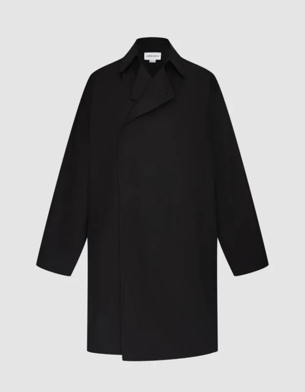 Drop Shoulder Sleeve Trench Coat sold by Urban Revivo