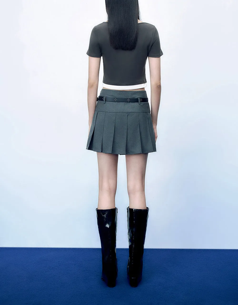 2 In 1 Halter Neck Knitted T-Shirt sold by Urban Revivo product image thumbnail 4