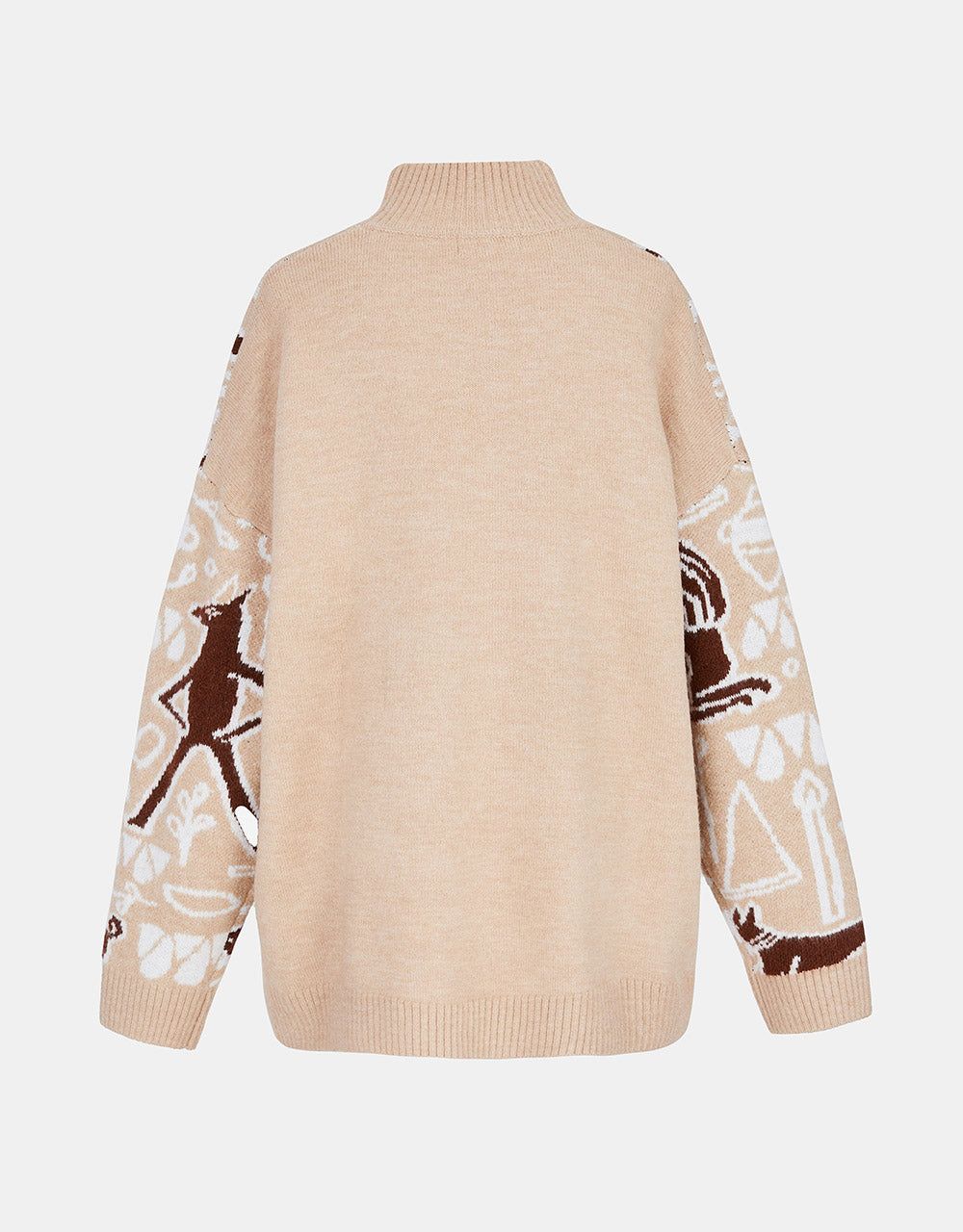 Jacquard High Neck Sweater sold by Urban Revivo product image thumbnail 3