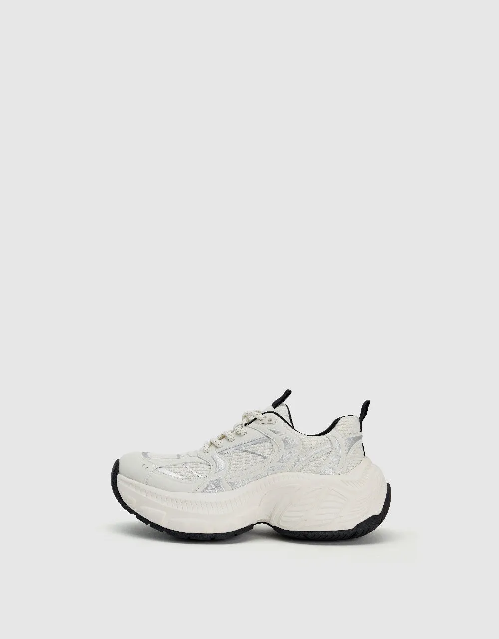 Round Toe Dad Sneakers sold by Urban Revivo product image thumbnail 2